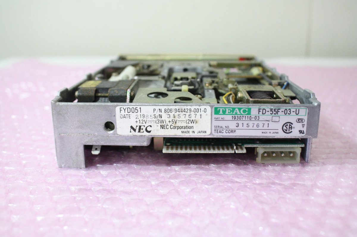 KT16[ present condition goods ]NEC 5 -inch FDD FYD051/TEAC FD-55F-03-U