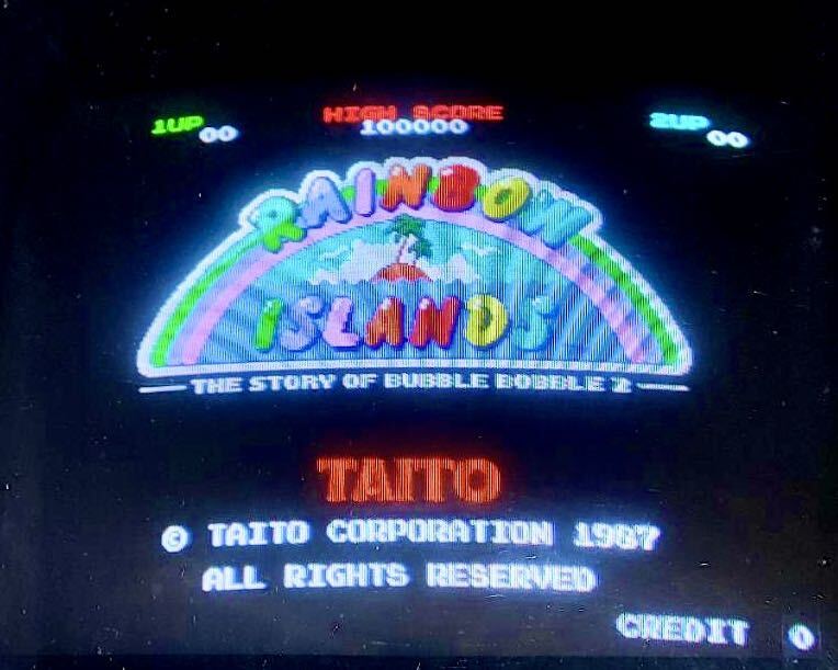  Rainbow Islay ndo тугой - принадлежности оригинальный рабочее состояние подтверждено RAINBOW ISLANDS TAITO игровая плата аркадные игры Arcade Game Pcb*
