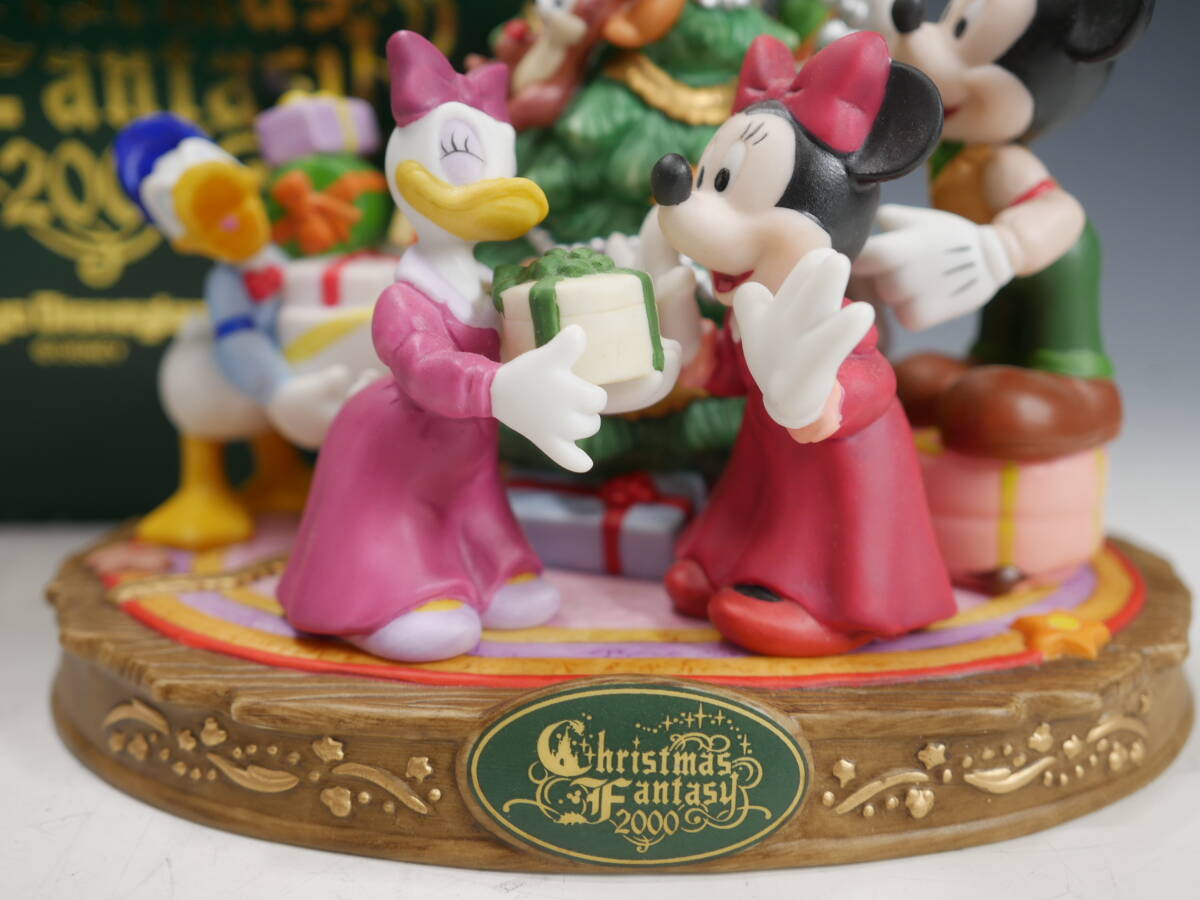 ◆Tokyo Disneyland【Christmas fantasy 1999・2000】フィギュリン 計2点 まとめて 東京ディズニーランド クリスマスファンタジー ミッキー_画像7