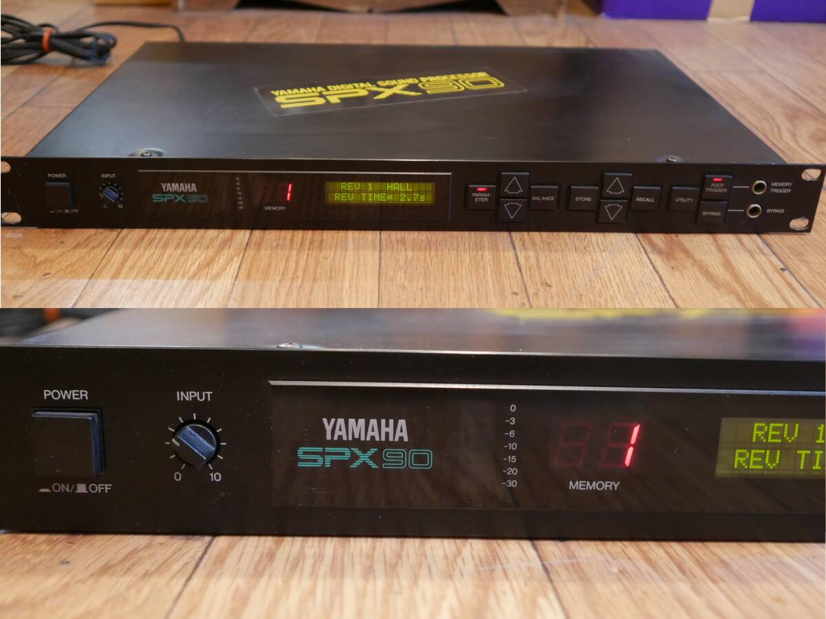 ◆YAMAHA【SPX90】DIGITAL SOUND PROCESSOR 名機！マルチエフェクター USED品 ヤマハ_画像1