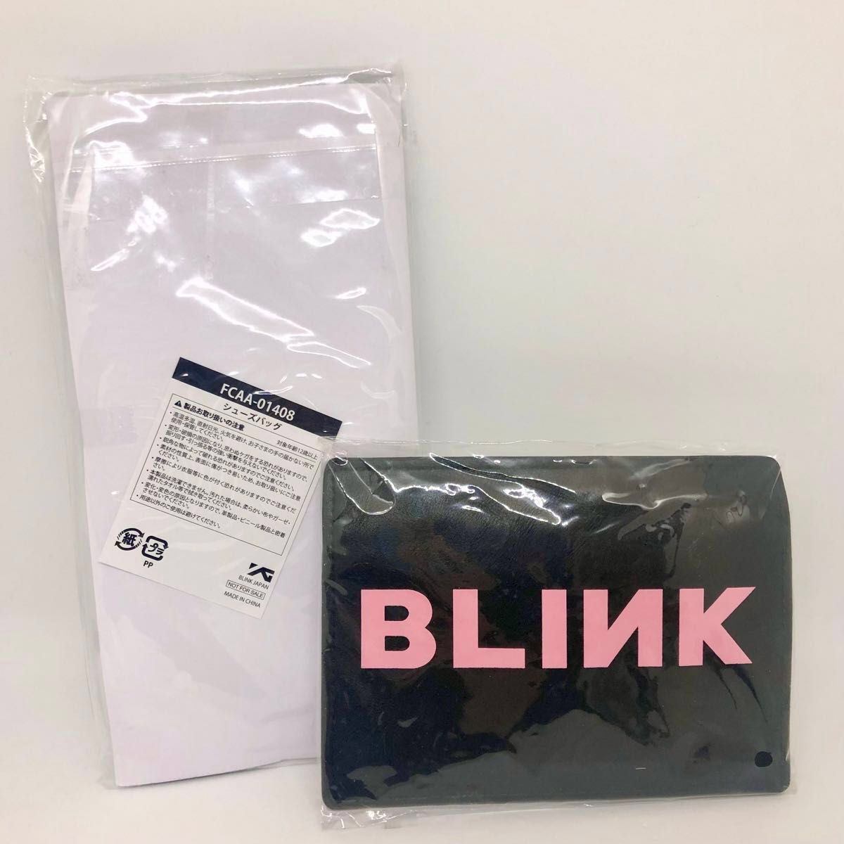 ☆新品未開封☆ BLACKPINK ファンクラブ継続特典 シューズバッグ 入会特典 パスケース 2点セット