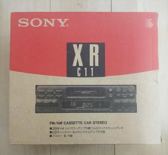 #New, unused item# new goods unused # junk treatment!Sony* Sony *FM/AM cassette car stereo *XRC11#