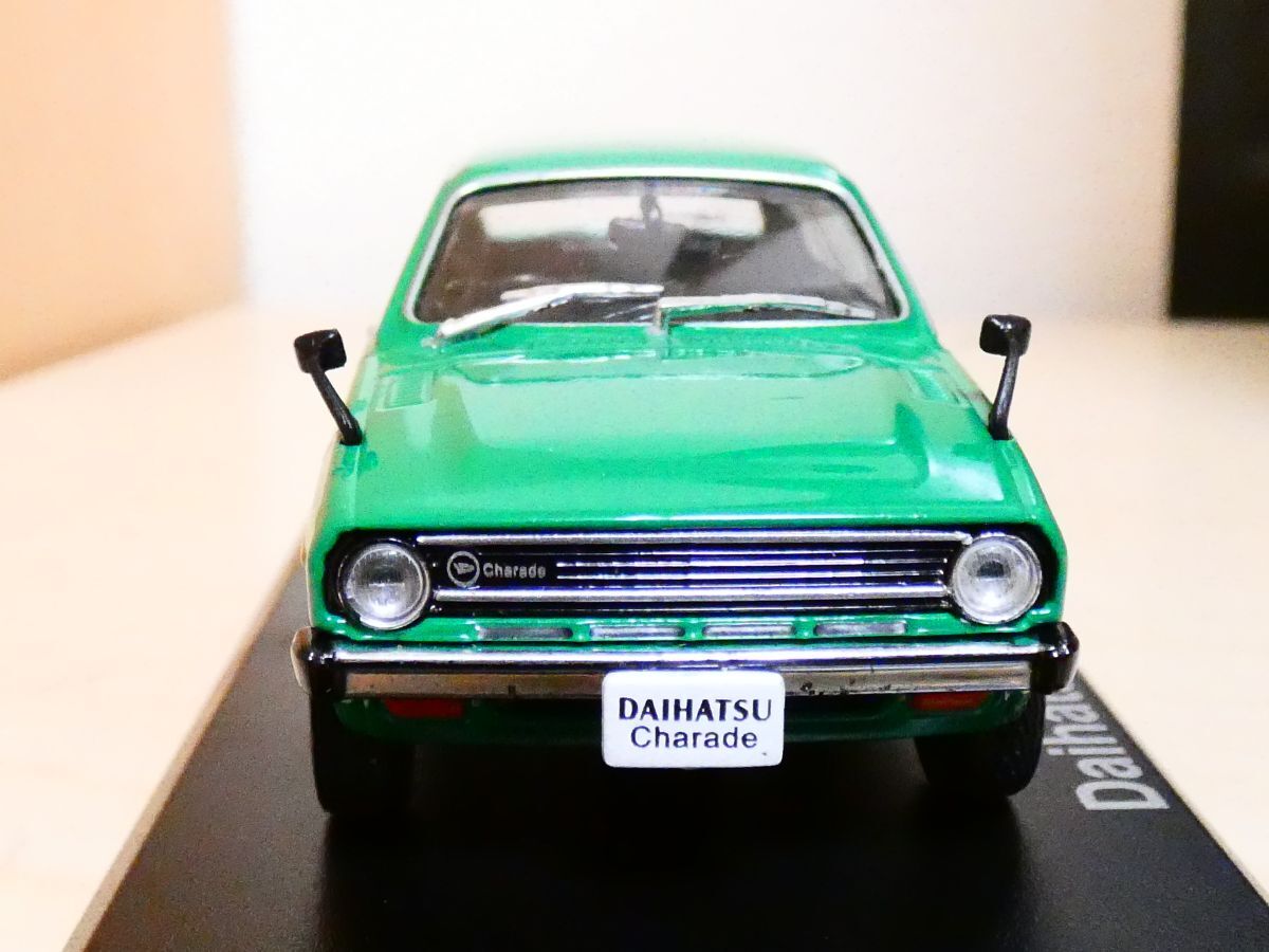 国産名車コレクション 1/43 ダイハツ シャレード 1977 緑 アシェット daihatsu charade 旧車 クラシックカー ミニカー ＴＡの画像3