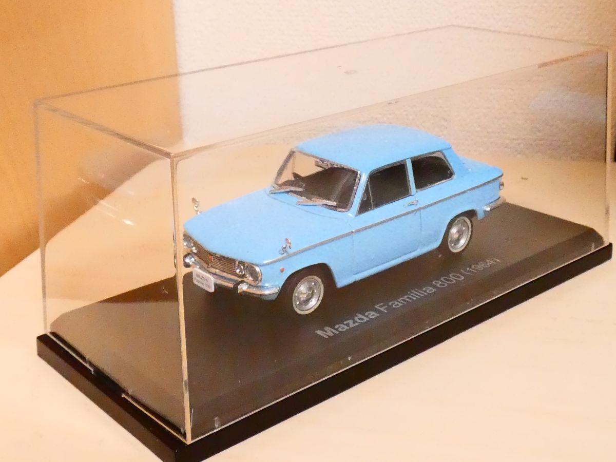 国産名車コレクション 1/43 マツダ ファミリア 800 1964 水色 アシェット 旧車 クラシックカー ミニカー ＴＡ_画像7