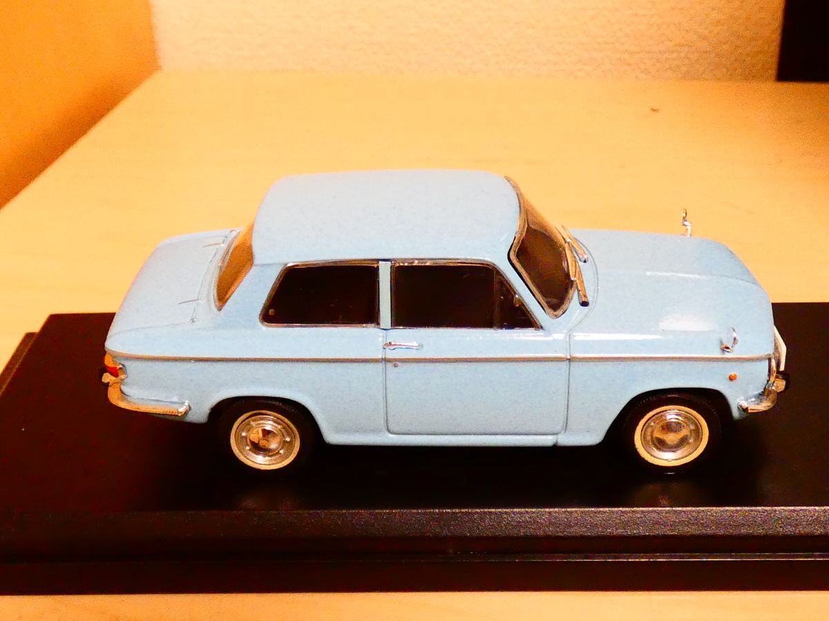 国産名車コレクション 1/43 マツダ ファミリア 800 1964 水色 アシェット 旧車 クラシックカー ミニカー ＴＡ_画像6
