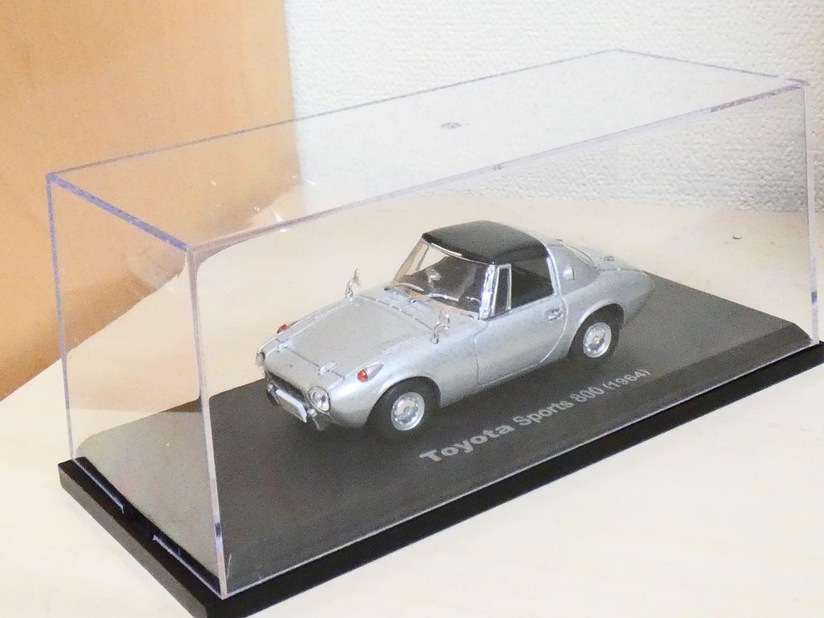 国産名車コレクション 1/43 トヨタ スポーツ 800 1964 シルバー アシェット 旧車 クラシックカー ミニカー ＴB_画像7