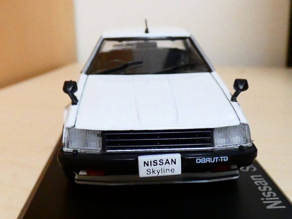 国産名車コレクション 1/43 日産 スカイライン Nissan Skyline HT2000 ターボ R30 1981 白 アシェット 旧車 クラシックカー ミニカー ＴCの画像3