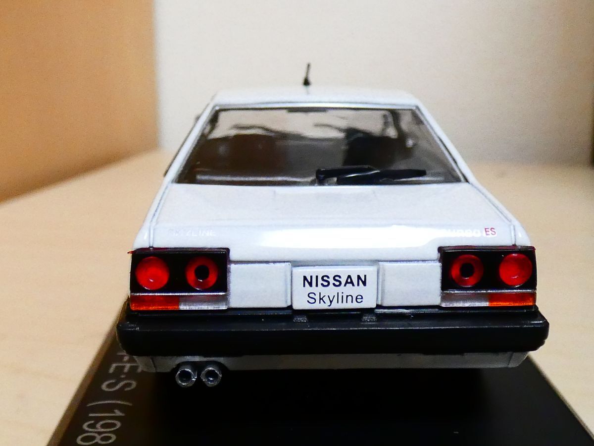 国産名車コレクション 1/43 日産 スカイライン Nissan Skyline HT2000 ターボ R30 1981 白 アシェット 旧車 クラシックカー ミニカー ＴCの画像4