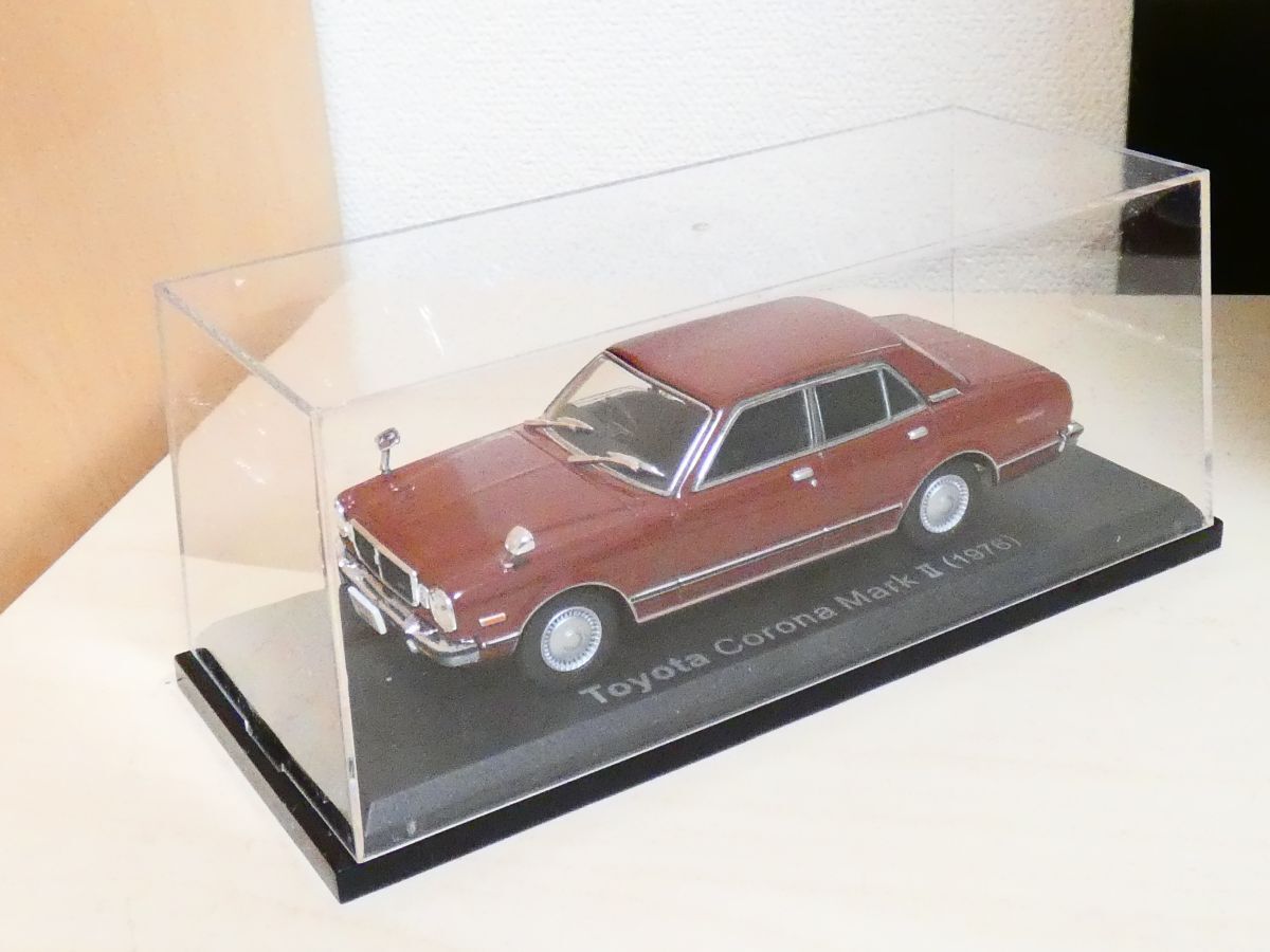 国産名車コレクション 1/43 トヨタ コロナ マークⅡ 1976 ④ アシェット 旧車 クラシックカー ミニカー ＴCの画像7