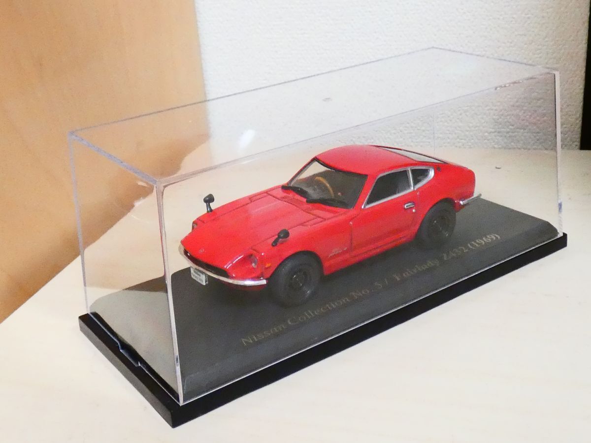 国産 名車コレクション 1/43 日産 フェアレディ Z Z432 赤 1969 赤 ② アシェット 旧車 クラシックカー ミニカー ＴD_画像7