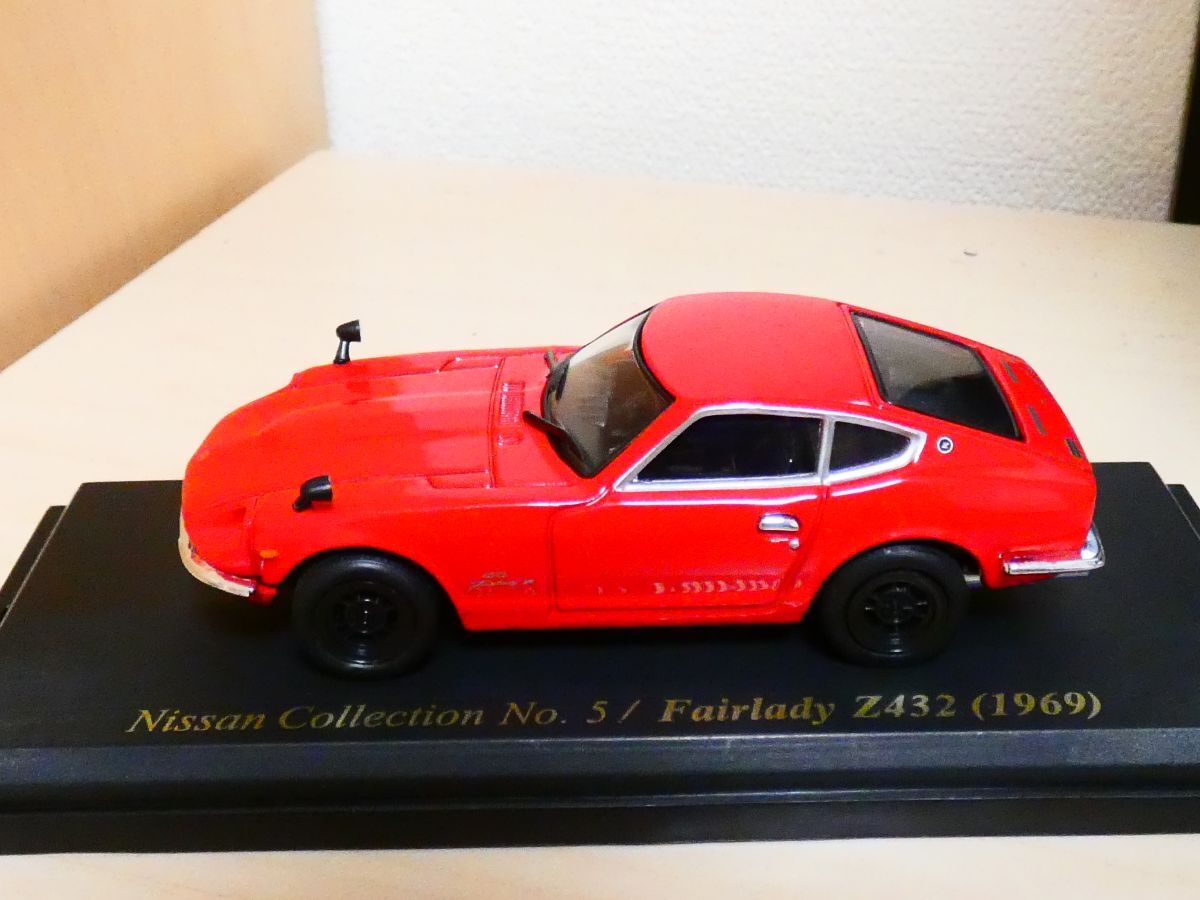 国産 名車コレクション 1/43 日産 フェアレディ Z Z432 赤 1969 赤 ② アシェット 旧車 クラシックカー ミニカー ＴD_画像5