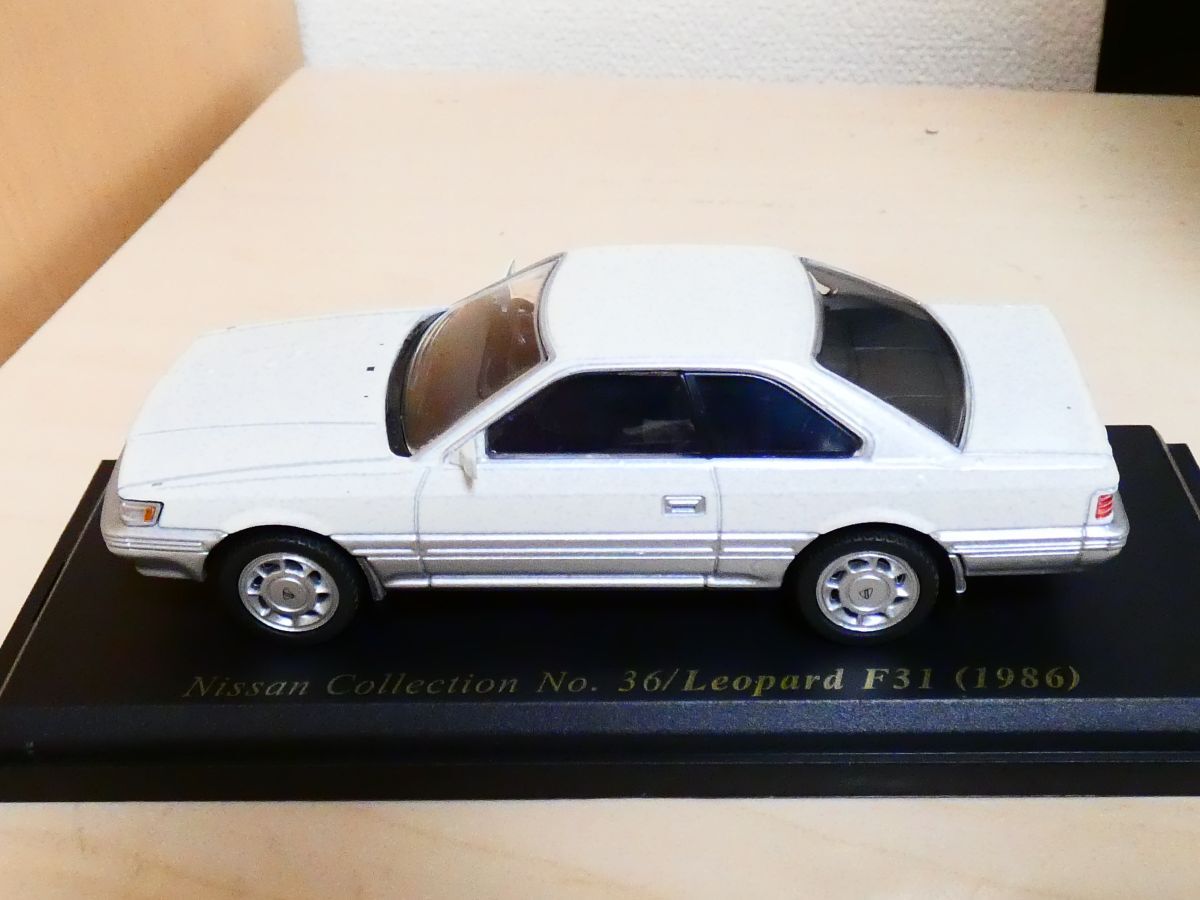 国産 名車コレクション 1/43 日産 レパード F31 1989 白 アシェット 旧車 クラシックカー ミニカー ＴD_画像5