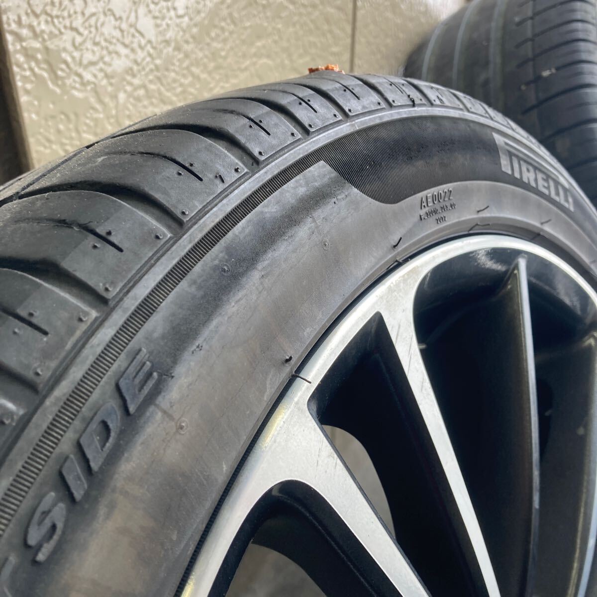 トヨタ 86 純正 215/45R17 ピレリ P7 EVO 2020年製 17×7J+48 PCD100/5H 4本の画像7