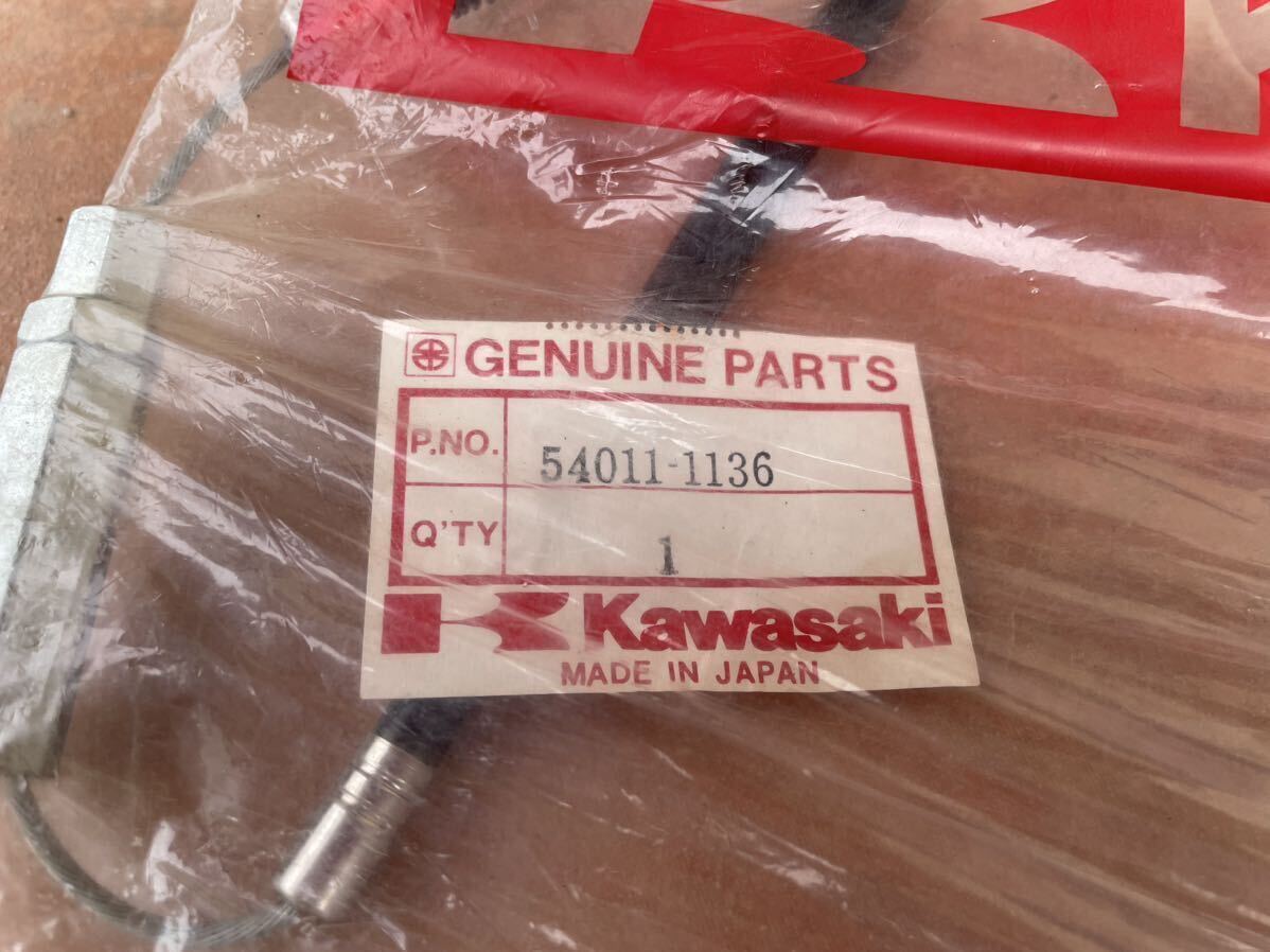 カワサキ Kawasaki Z1000R Z1000R2 Z1100R Z1000J 純正クラッチワイヤー 新品の画像4