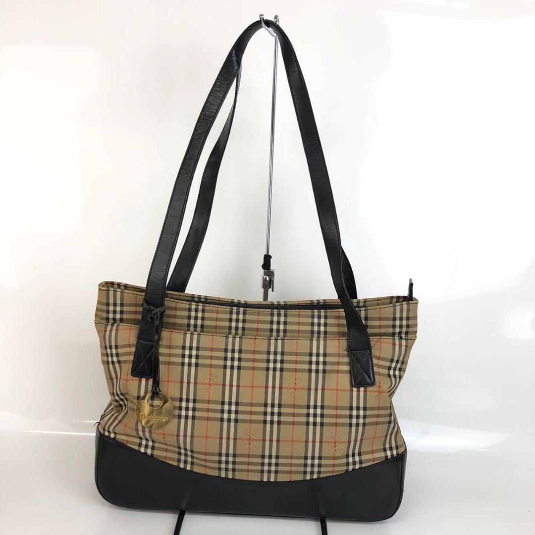 BURBERRY BURBERRY バーバリー ノバチェック トートバッグ レディース