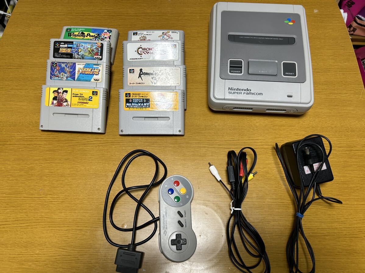 sfc スーパーファミコンゲーム3つ付　super famicom