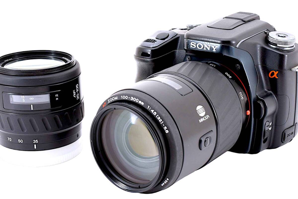 6460円 iPhone転送OK♪ SONY α100 ダブルレンズキット #6885 6460円 iPhone転送OK♪ SONY α100 ダブルレンズキット #6885