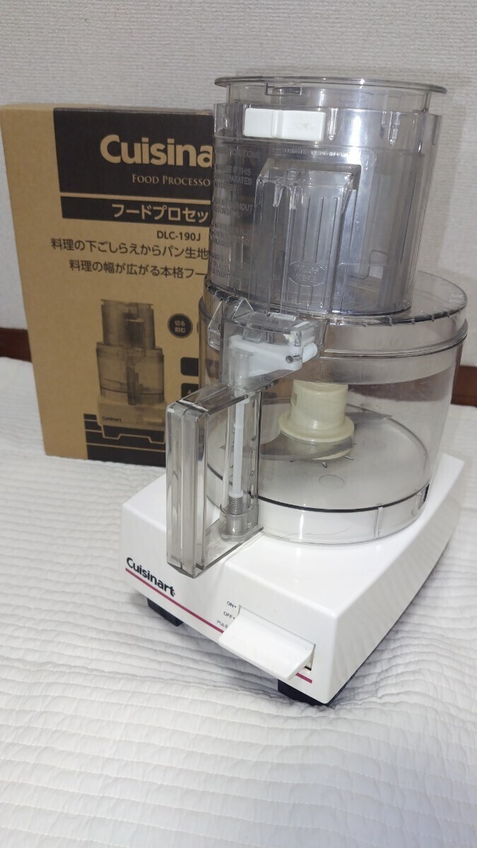 美品 CUISINART クイジナート フードプロセッサー 1.9L DLC-190J 付属品多数 使用数少 業務用フードプロセッサー オプションパーツセット_画像1