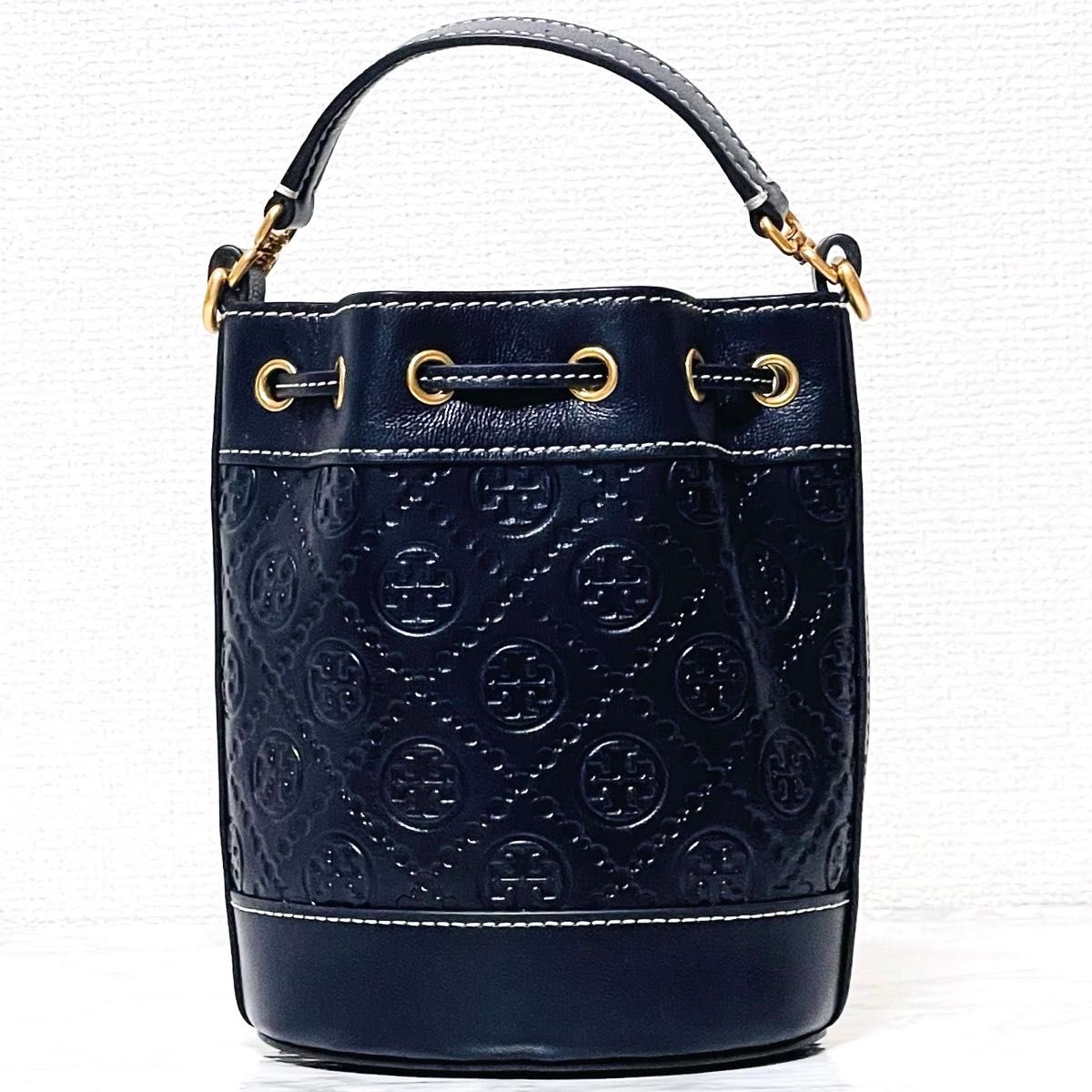 【美品】TORY BURCH トリーバーチ バケットバッグ ショルダーバッグ 