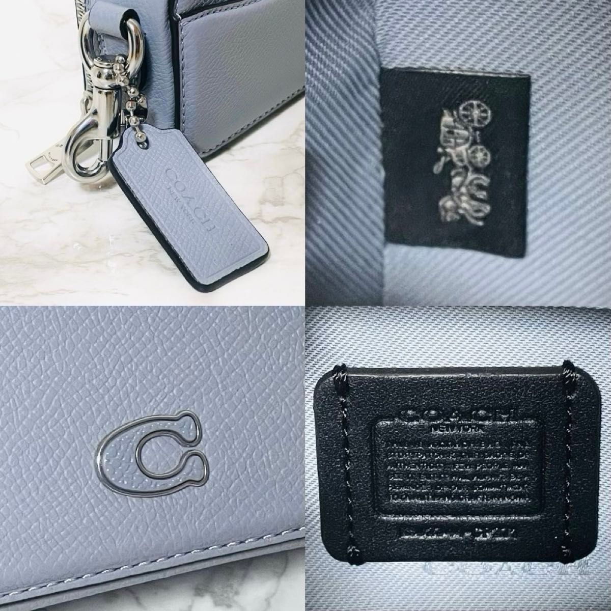 【激カワ】COACH コーチ クロスボディ ポーチ 2way 未使用品