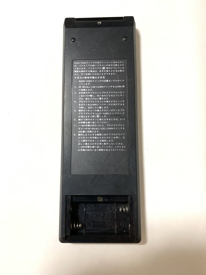 Pioneer パイオニアAVアンプ リモコン CU-VSA003 中古 動作 Pioneer パイオニアAVアンプ リモコン CU-VSA003 中古 動作