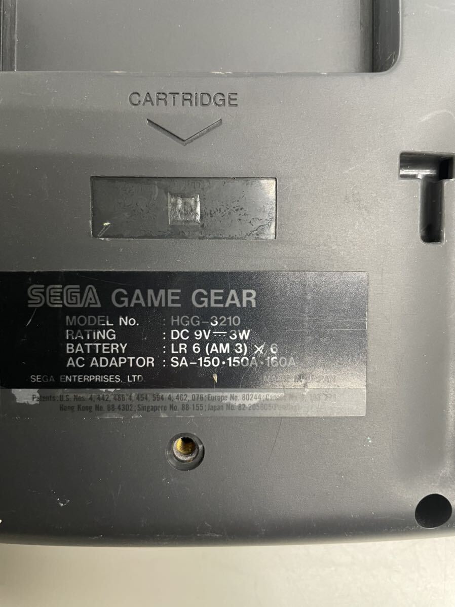 SEGA Sega GAME GEAR Game Gear HGG-3210 game body only used electrification operation not yet verification junk 