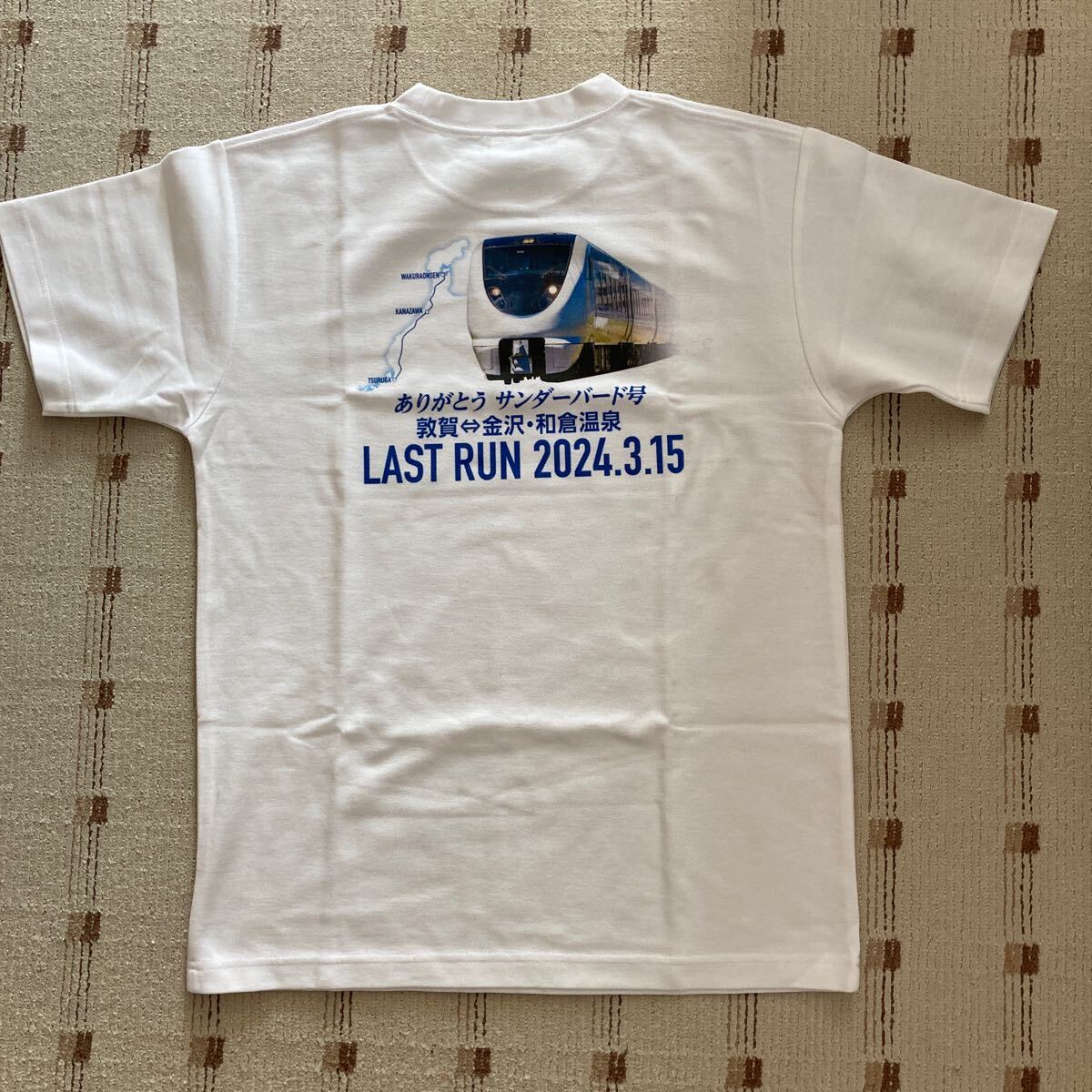 JR西日本●サンダーバード　LAST RUN●Tシャツ●新品未使用_画像1