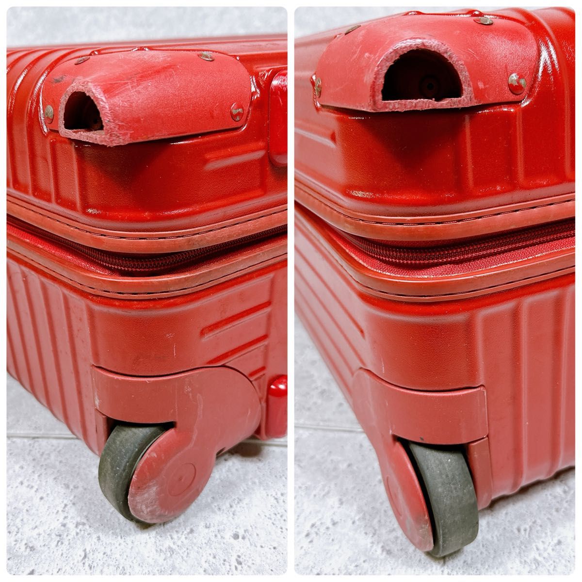 良品 RIMOWA スーツケース SALSA 855 70 二輪 82L 赤 リモワ 良品 RIMOWA スーツケース SALSA 855 70 二輪 82L 赤 リモワ