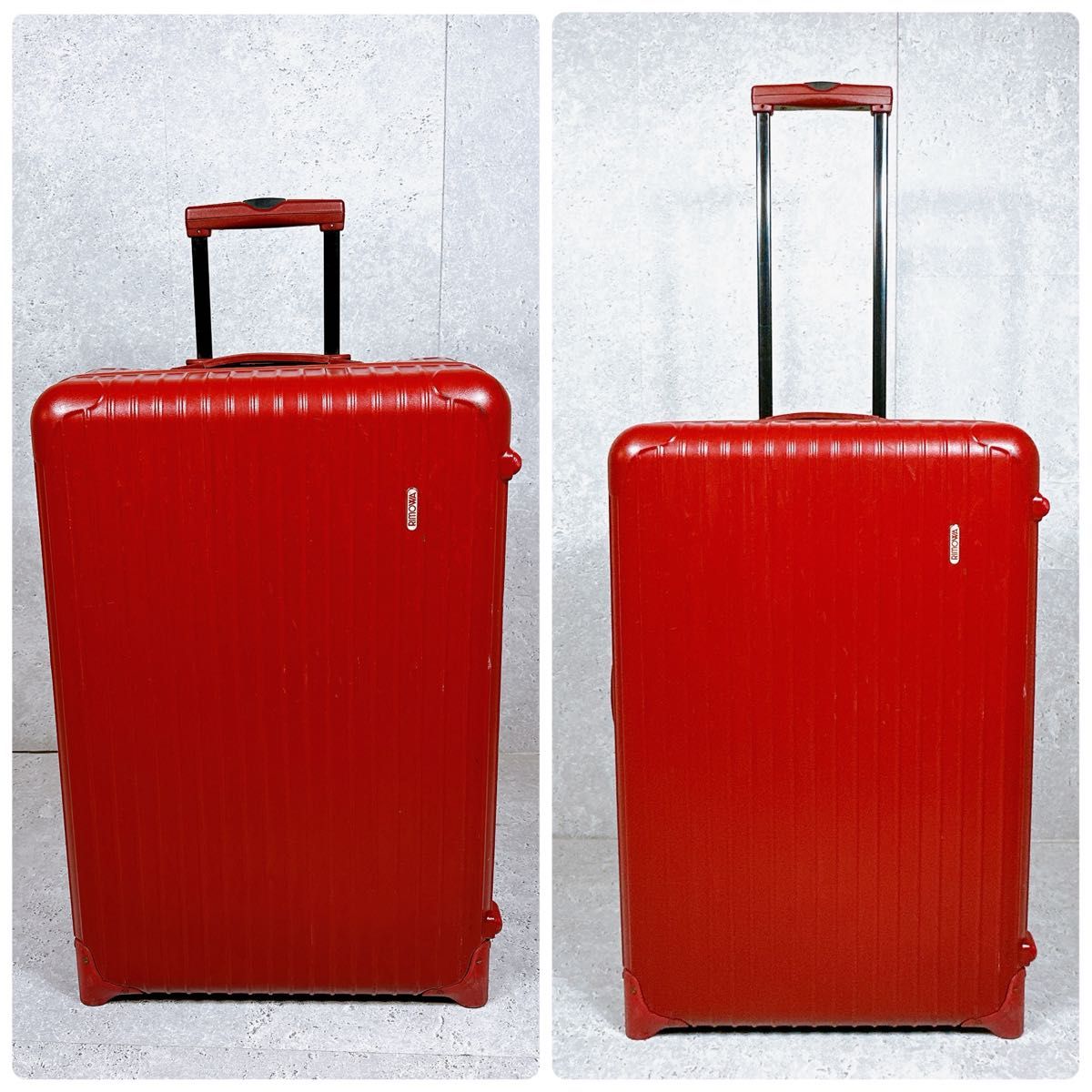 良品 RIMOWA スーツケース SALSA 855 70 二輪 82L 赤 リモワ 良品 RIMOWA スーツケース SALSA 855 70 二輪 82L 赤 リモワ