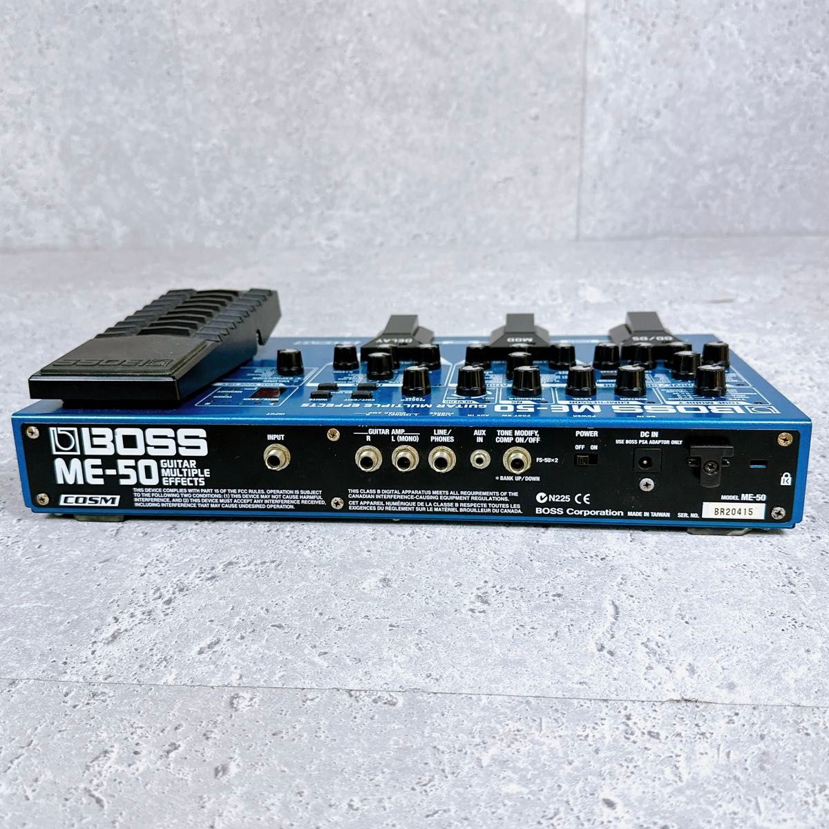 良品 BOSS ギターマルチエフェクター ME-50 ボス 青 ブルー 良品 BOSS ギターマルチエフェクター ME-50 ボス 青 ブルー