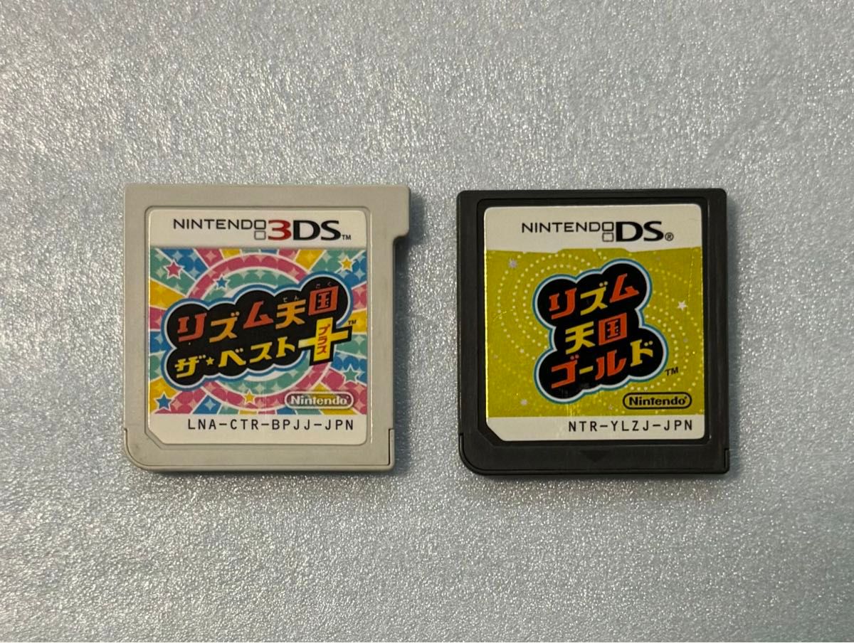 【動作確認画像あり】 3DS リズム天国 ザ・ベスト＋ DS リズム天国 ゴールド 2点セット まとめ売り 3ds ds