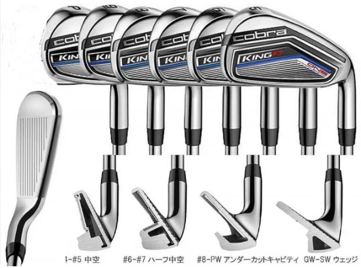 COBRA コブラ KING キング F7 ONE LENGTHワンレングスアイアン COBRA コブラ KING キング F7 ONE LENGTHワンレングスアイアン