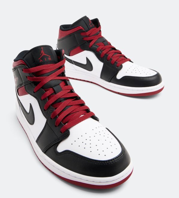  new goods 31. Nike air Jordan NIKE AIR JORDAN 1 MID AJ1 Jim red red white black bruz red black box attaching unused regular goods genuine article 
