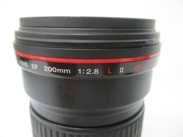 【3-151】Canon キャノン レンズ LENS EF 200mm　1：2.8 L Ⅱ ULTRASONIC_画像6