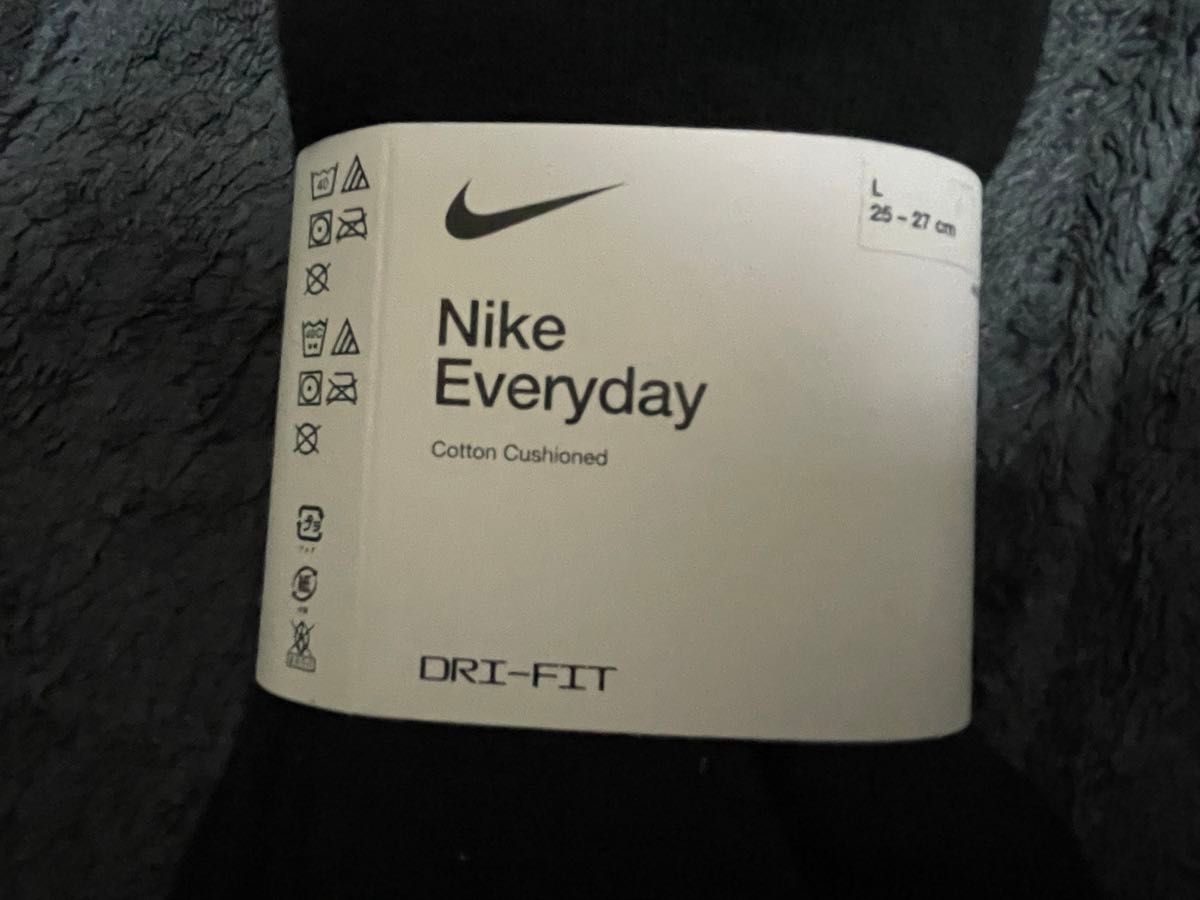 NIKE ナイキ　アンクルソックス　スニーカーソックス　靴下　黒　ブラック