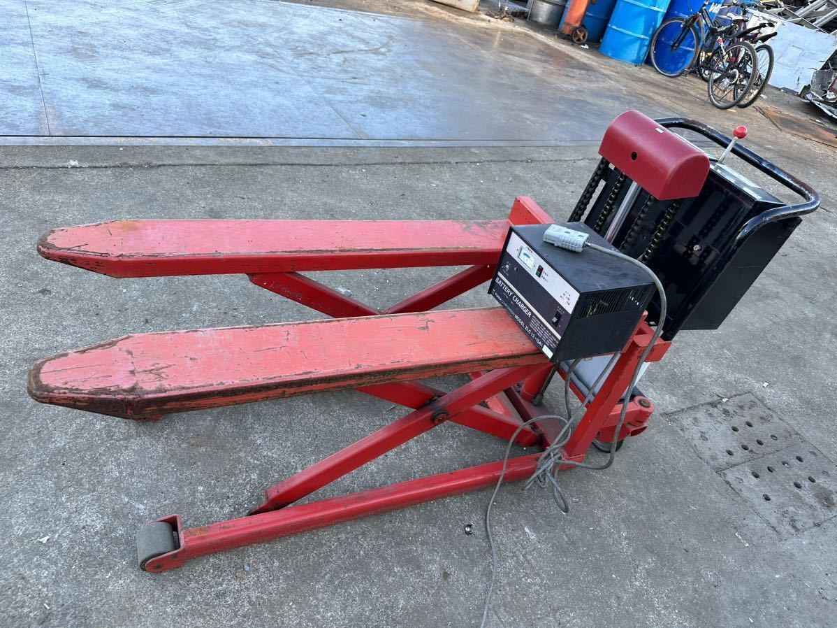 引取限定 Bishamon LV50 500kg 電動 昇降 スクーパー パレット 引取限定 Bishamon LV50 500kg 電動 昇降 スクーパー パレット
