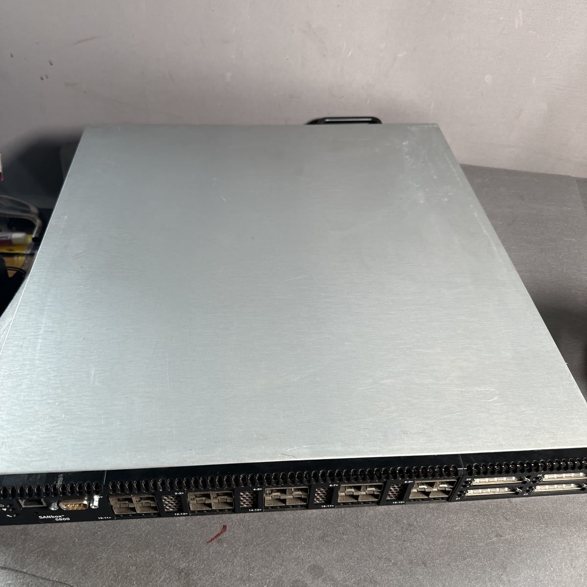 [2FN42]QLogic SANbox 5800 FC Switch electrification verification present condition exhibition 