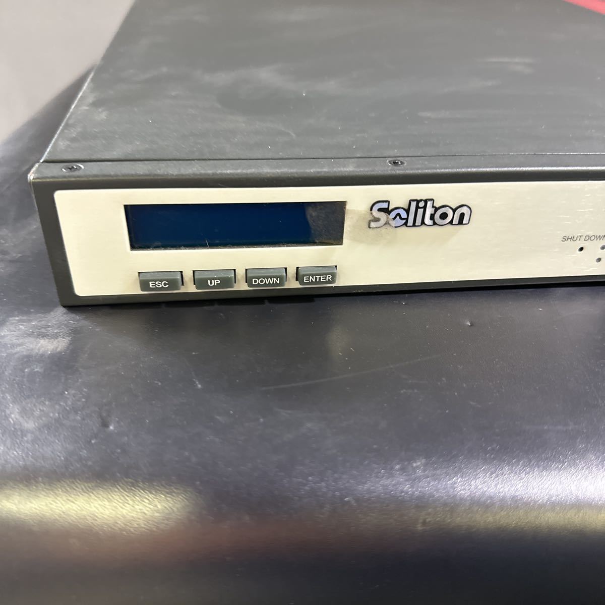 [D765]Soliton NetAttest CAR-2075-5420 sleigh ton network equipment electrification verification only present condition exhibition 