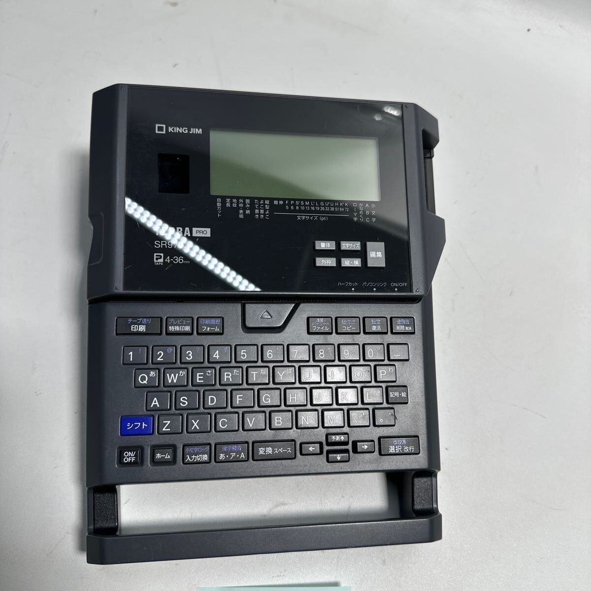 2FK23」KING JIM TEPRA テプラ PRO SR970 ラベル ライター 2FK23」KING JIM TEPRA テプラ PRO SR970 ラベル ライター