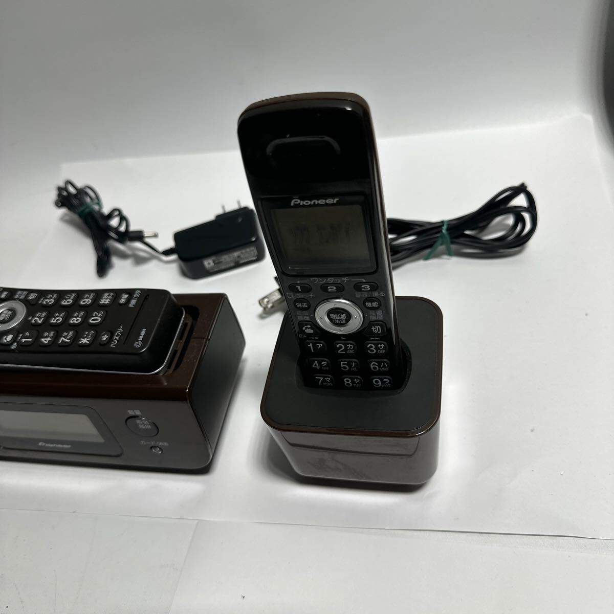 「U32_10T」PIONEER パイオニア コードレス留守番電話機 電話機 留守電 TF-FD31W 子機一個セットの画像3