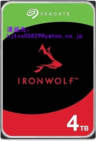 新品 Seagate IronWolf ST4000VN006 3.5インチ 4TB 6Gb/s 256MB 5400rpm 内蔵HDD_画像1