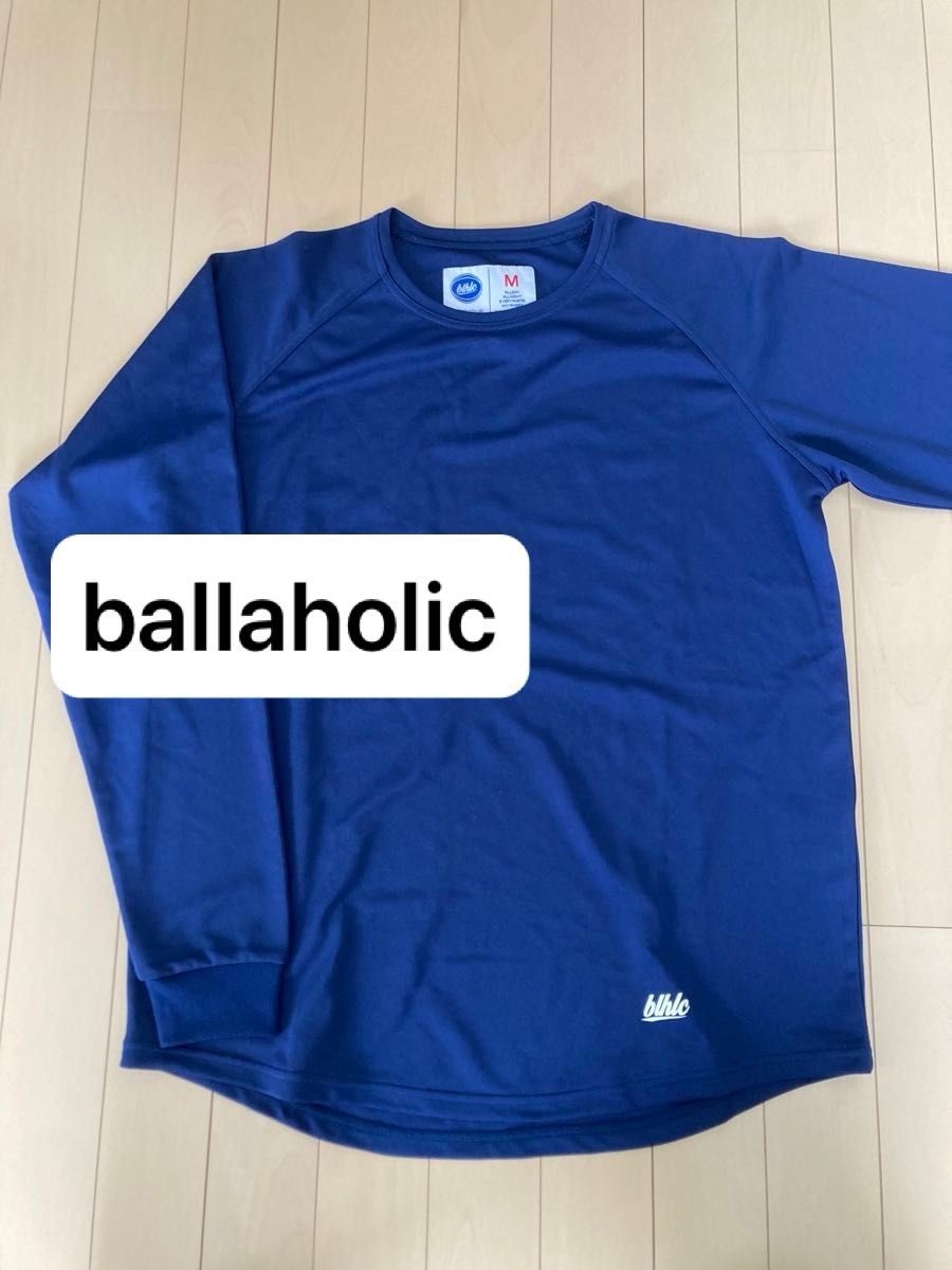 ballaholic blhlc LongTee　紺/白　ボーラーホリック　ロンT バスケ　Tシャツ