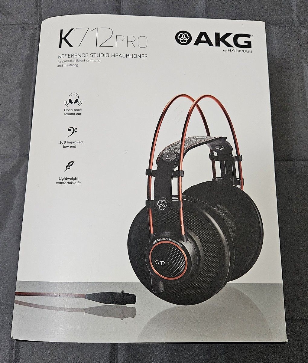 AKG K712 PRO リケーブル付き