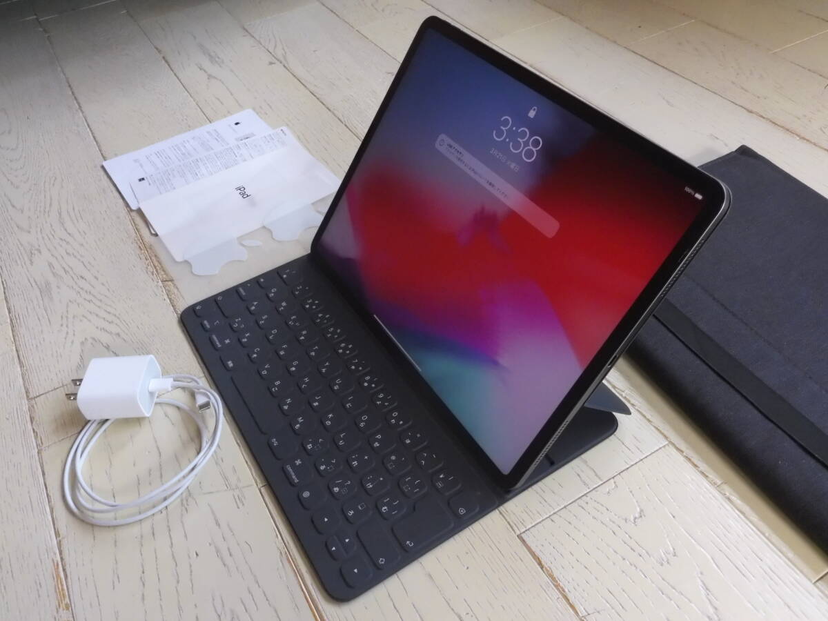 Apple i12.9インチiPad Pro Wi-Fi モデル・256GB - スペースグレイ（第3世代）・A1876・スペースグレー★タブレットUSED・中古品の画像6