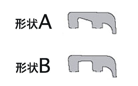 ●●●カトー旧製品（品番3019）EF65-1000PFのひさし・つらら切り●よく使う形状Bだけのお買い得2個セット・送料込み、即決あり●●●1_形状の違いについての説明です