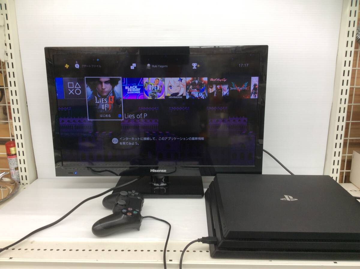 現状品/ジャンク扱い PS4 CUH-7100B 詳細は本文にて ①円スタート送料無料_リセット済です。この画面ではないです。