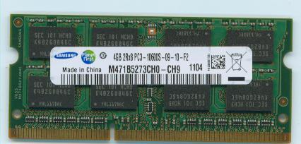 東芝ノート対応4GB PC3-1333 204Pin Dynabook対応[PAME4006,PAME4007,PAME4008互換品] 即決 相性保証_画像1