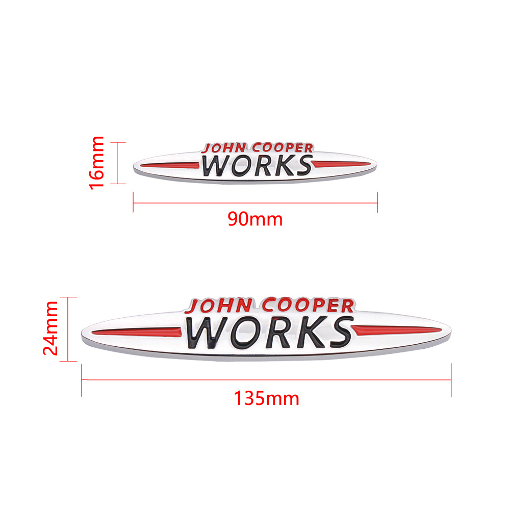 LDL1191# Mini Cooper S John Cooper Works emblem badge all 2 size Mini Cooper emblem emblem badge car sticker 