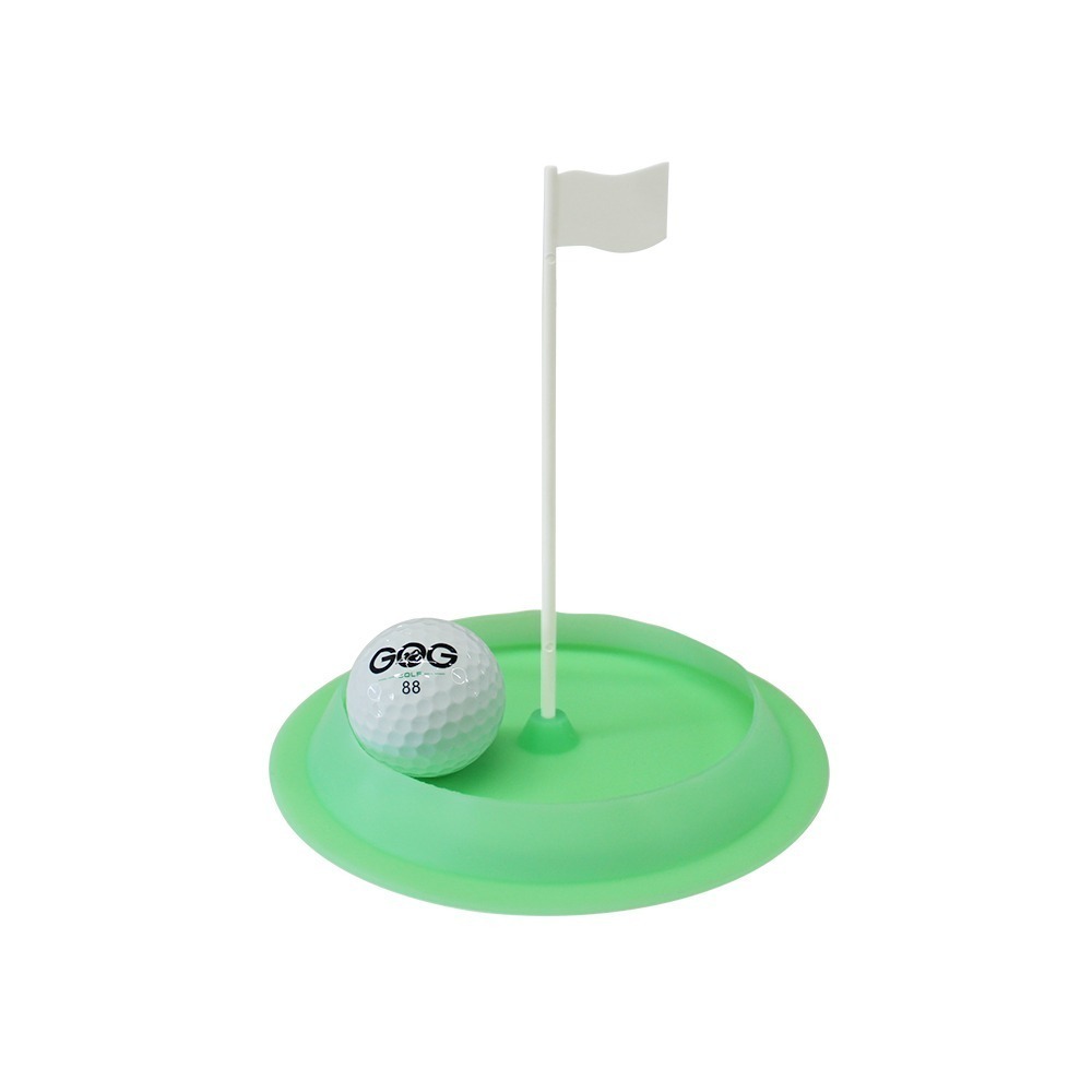 LDL058 # ゴルフ練習 パッティングカップ 全方向 ソフトラバー ターゲットフラッグ パッティンググリーン 屋内 屋外_画像5