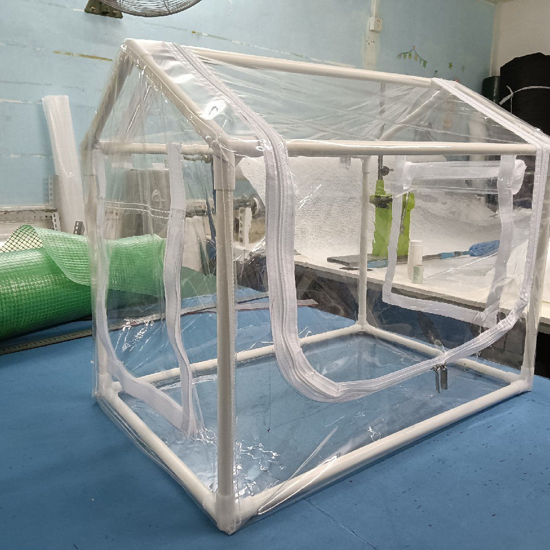 Ultra -Small Bubble Gerlionhouse Пластическая теплица с застежкой для застежки -молнии Дом для домашнего мини -сборочного садоводства ПВХ материал BQ188